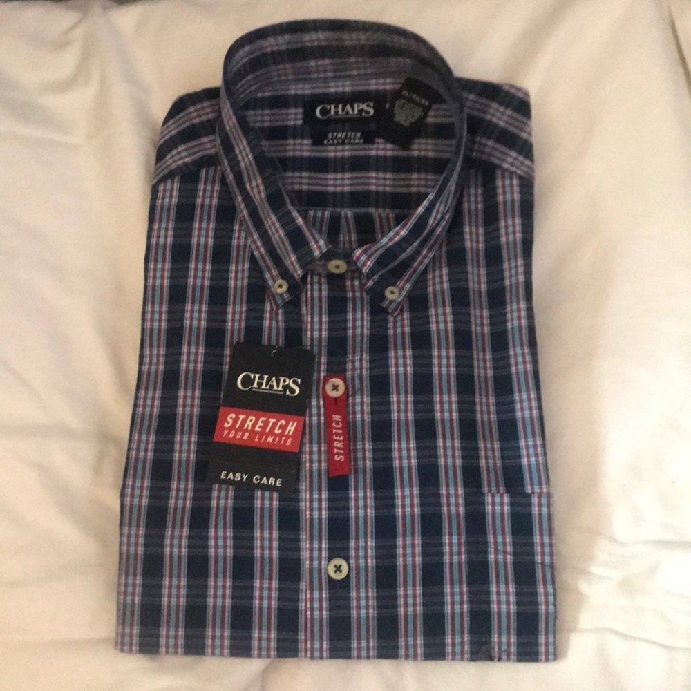Chaps men’s Longsleeve easycare stretchdressshirt